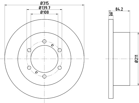 NF PARTS Jarrulevy NF1106221